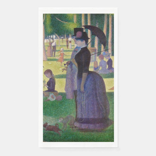 Georges Seurat - A Sunday on La Grande Jatte Napkin (Front)