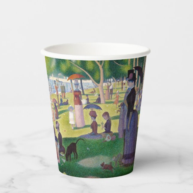 Georges Seurat - A Sunday on La Grande Jatte Paper Cups (Front)