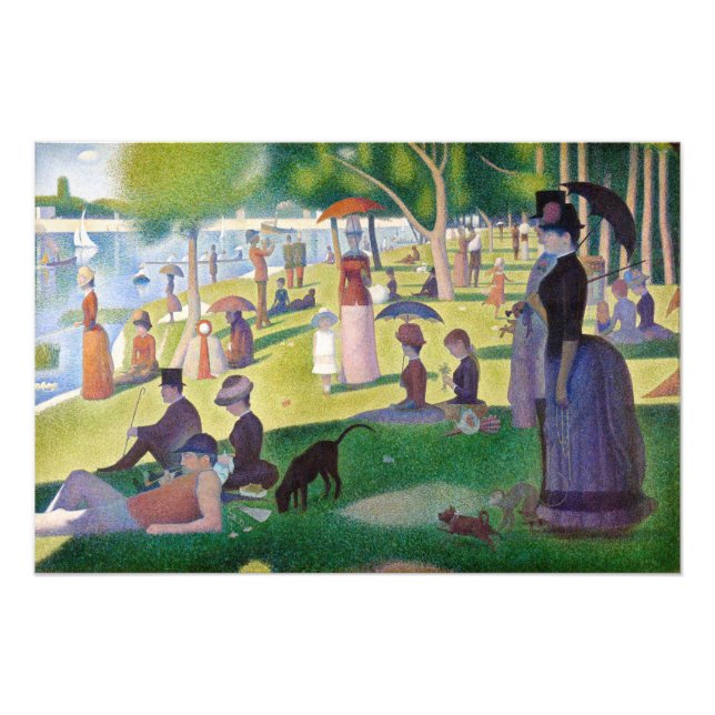 Georges Seurat - A Sunday on La Grande Jatte Photo Print (Front)