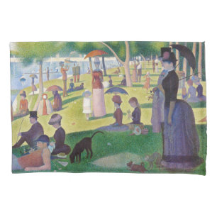 Georges Seurat - A Sunday on La Grande Jatte Pillowcase