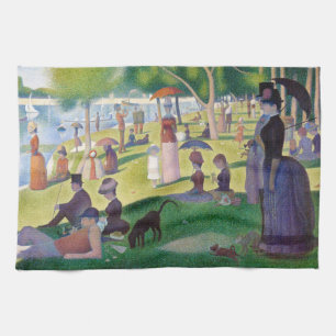 Georges Seurat - A Sunday on La Grande Jatte Tea Towel