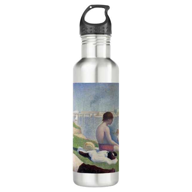 Georges Seurat - Bathers at Asnieres 710 Ml Water Bottle (Front)