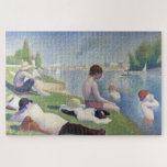 Georges Seurat - Bathers at Asnieres Jigsaw Puzzle<br><div class="desc">Bathers at Asnieres / Une baignade a Asnieres / Baigneurs a Asnieres - Georges Seurat,  1884</div>