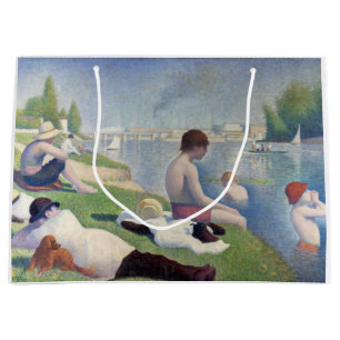 Georges Seurat — Bathers at Asnieres Large Gift Bag