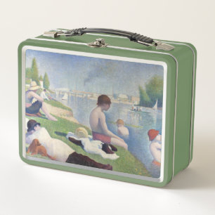 Georges Seurat - Bathers at Asnieres Metal Lunch Box