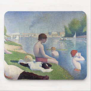 Georges Seurat - Bathers at Asnieres Mouse Mat