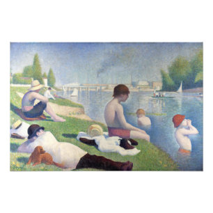 Georges Seurat - Bathers at Asnieres Photo Print