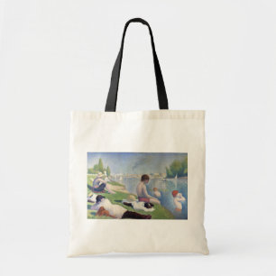 Georges Seurat - Bathers at Asnieres Tote Bag
