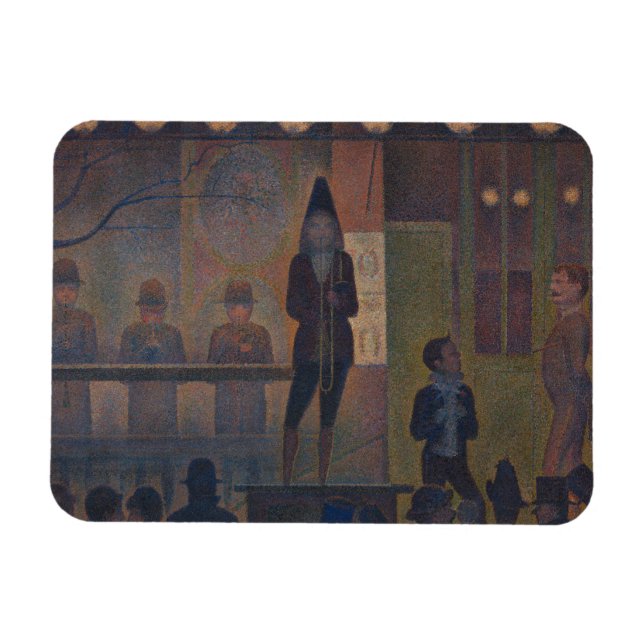 Georges Seurat - Circus Sideshow Magnet (Horizontal)