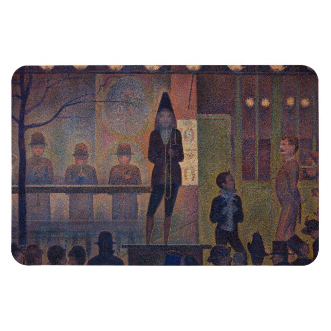 Georges Seurat - Circus Sideshow Magnet (Horizontal)