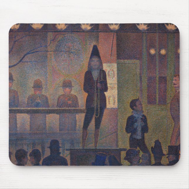 Georges Seurat - Circus Sideshow Mouse Mat (Front)