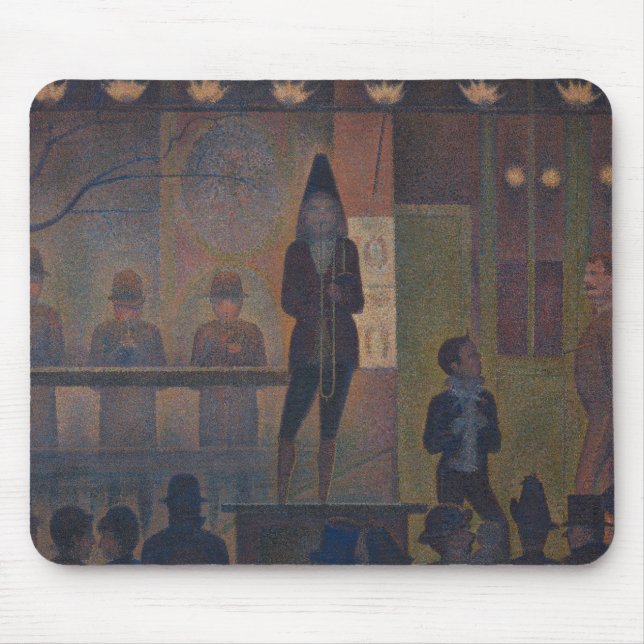 Georges Seurat - Circus Sideshow Mouse Mat (Front)
