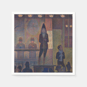 Georges Seurat - Circus Slideshow Napkin