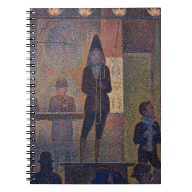 Georges Seurat - Circus Slideshow Notebook (Front)