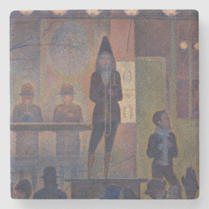 Georges Seurat - Circus Slideshow Stone Coaster