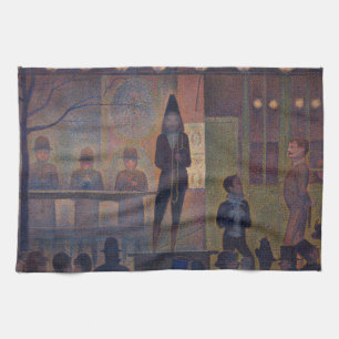 Georges Seurat - Circus Slideshow Tea Towel