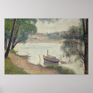 Georges Seurat - Grey Weather, Grande Jatte Poster