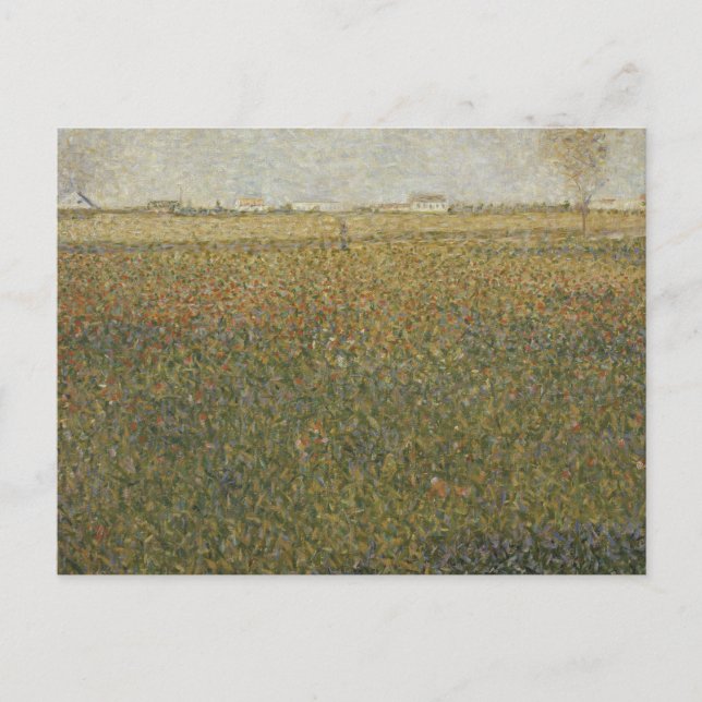 Georges Seurat - La Luzerne, Saint-Denis Postcard (Front)