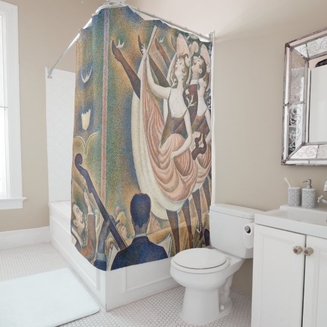 Georges Seurat - Le Chahut Shower Curtain (In Situ)