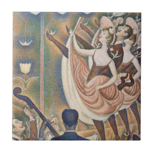 Georges Seurat - Le Chahut Tile