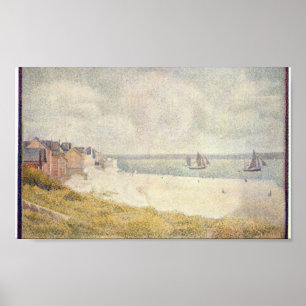 Georges Seurat - Le Crotoy downstream Poster