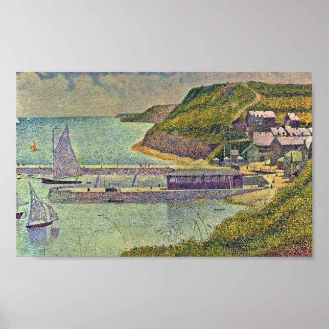 Georges Seurat - Marine (Port en Bessin) Poster (Front)