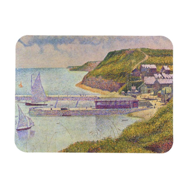Georges Seurat - Port-en-Bessin at High Tide Magnet (Horizontal)