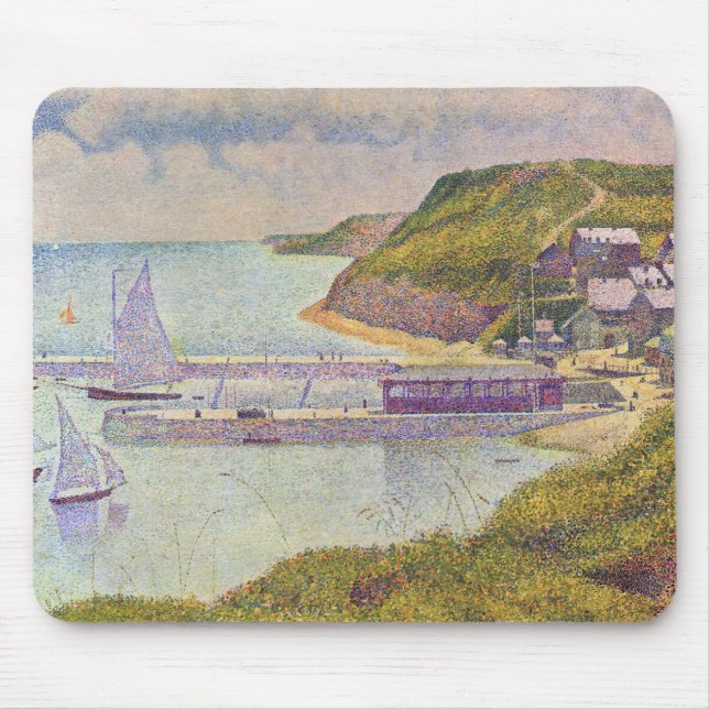 Georges Seurat - Port-en-Bessin at High Tide Mouse Mat (Front)