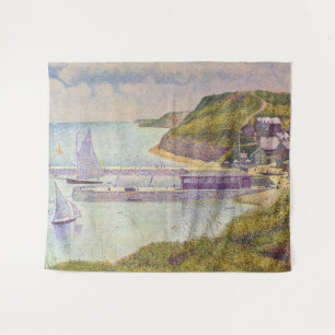 Georges Seurat - Port-en-Bessin at High Tide Tapestry