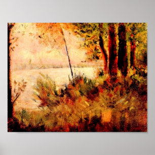 Georges Seurat-Seated slope Poster