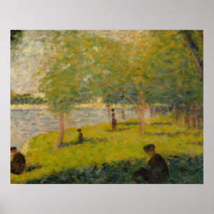 Georges Seurat - Study for A Sunday on La Grande Poster