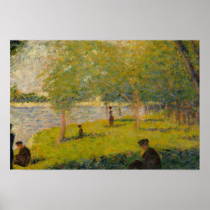 Georges Seurat - Study for A Sunday on La Grande Poster