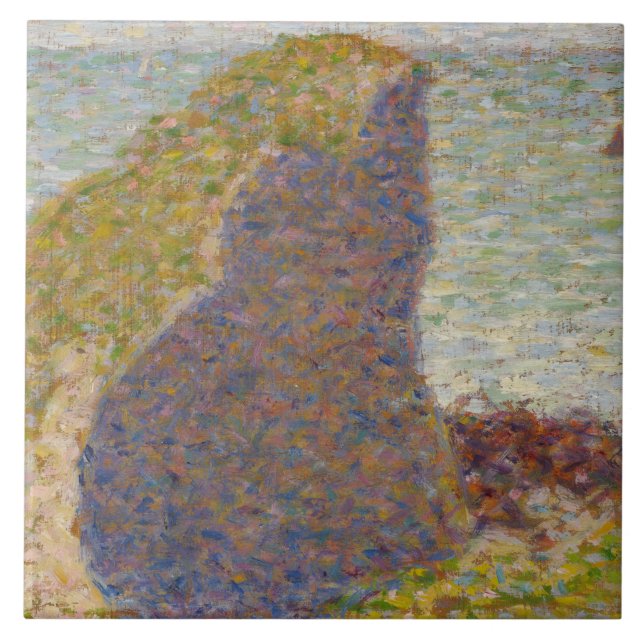 Georges Seurat - Study for Le Bec du Hoc Tile (Front)