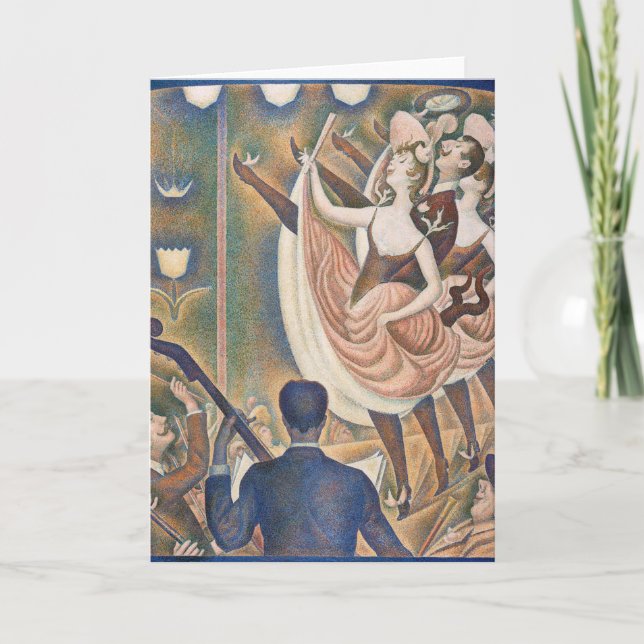 Georges Seurat - The Chahut Card (Front)