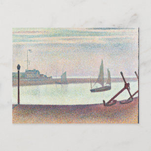 Georges Seurat The Channel at Gravelines, Evening Postcard