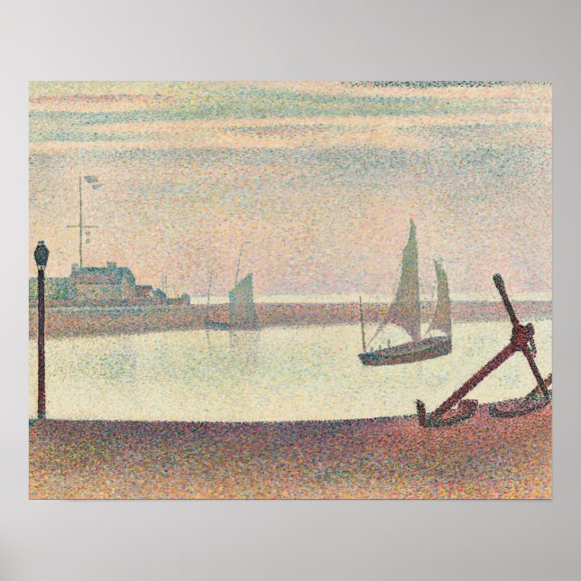 Georges Seurat - The Channel at Gravelines Poster (Front)