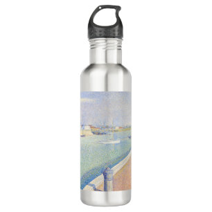 Georges Seurat - The Channel of Gravelines 710 Ml Water Bottle