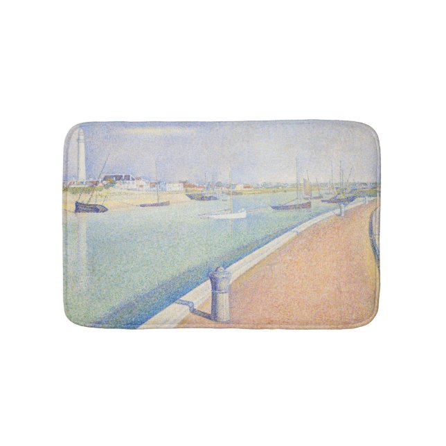 Georges Seurat - The Channel of Gravelines Bath Mat (Front)