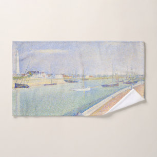 Georges Seurat - The Channel of Gravelines Bath Towel Set