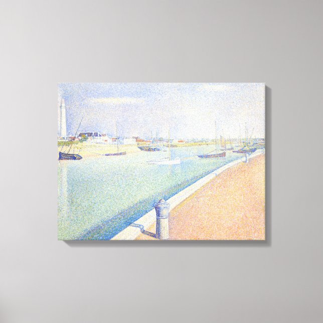 Georges Seurat - The Channel of Gravelines  Canvas Print (Front)