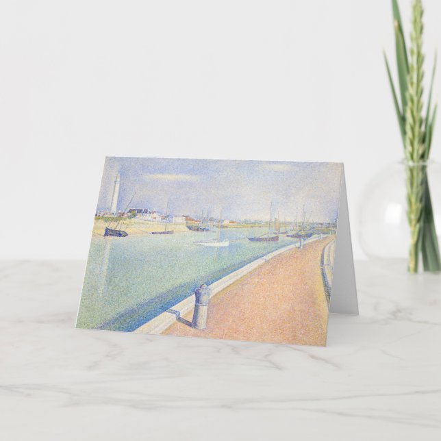 Georges Seurat - The Channel of Gravelines Card (Front)