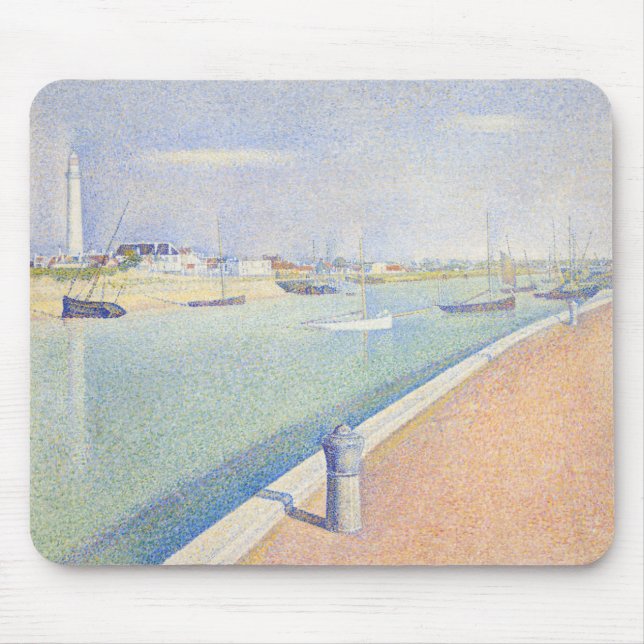 Georges Seurat - The Channel of Gravelines Mouse Mat (Front)
