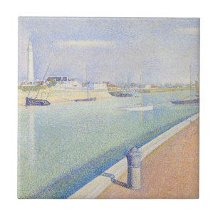 Georges Seurat - The Channel of Gravelines Tile