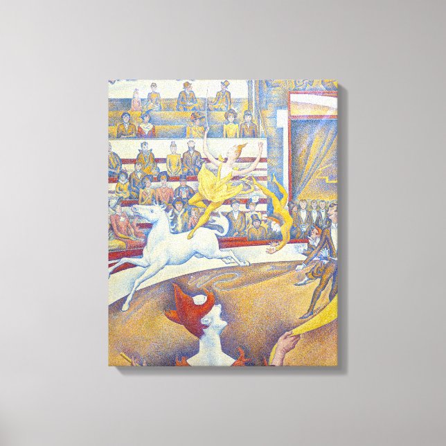 Georges Seurat - The Circus Canvas Print (Front)