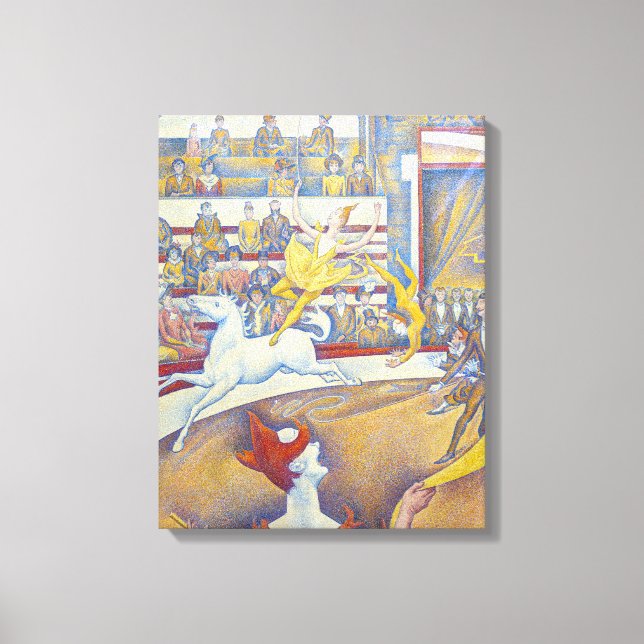Georges Seurat - The Circus Canvas Print (Front)