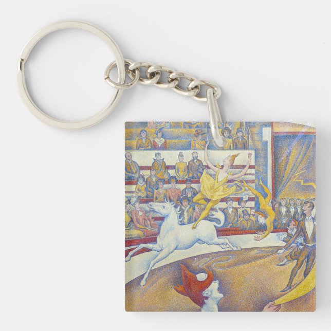 Georges Seurat - The Circus Key Ring (Front)