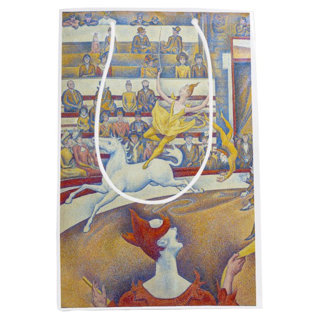 Georges Seurat - The Circus Medium Gift Bag (Front)