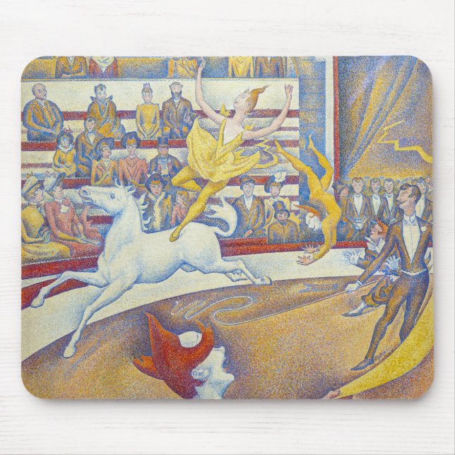 Georges Seurat - The Circus Mouse Mat (Front)