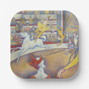 Georges Seurat - The Circus Paper Plate