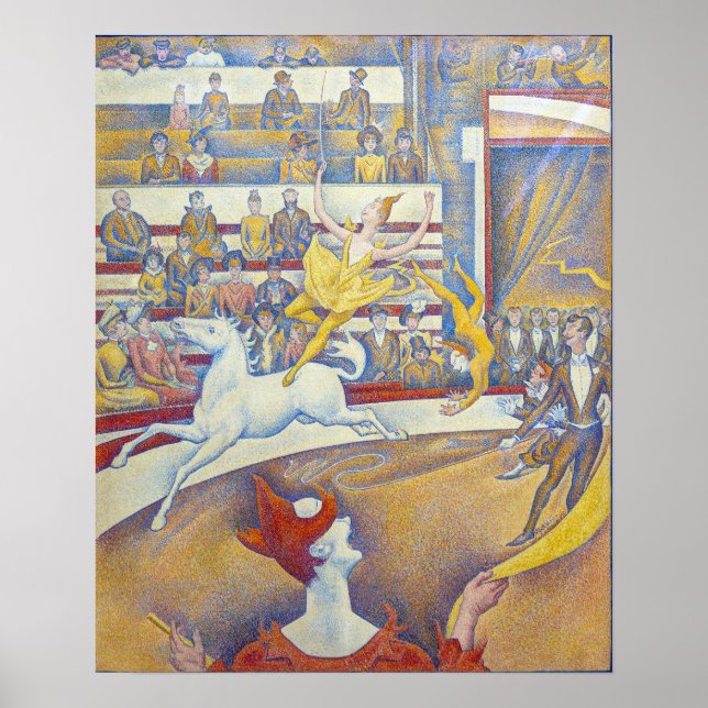 Georges Seurat - The Circus Poster (Front)
